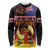 Aotearoa Siva Afi Long Sleeve Shirt Tribal Performers of Aotearoa Fire Knife Dancing