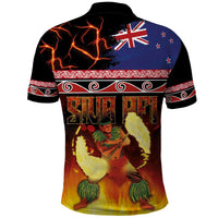 Aotearoa Siva Afi Polo Shirt Tribal Performers of Aotearoa Fire Knife Dancing