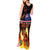 Aotearoa Siva Afi Tank Maxi Dress Tribal Performers of Aotearoa Fire Knife Dancing