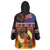 Aotearoa Siva Afi Wearable Blanket Hoodie Tribal Performers of Aotearoa Fire Knife Dancing