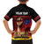 Personalised Samoan Spirit - Samoa Tribal Heritage Family Matching Off The Shoulder Long Sleeve Dress and Hawaiian Shirt