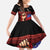 Personalised Samoan Spirit - Samoa Tribal Heritage Family Matching Off The Shoulder Long Sleeve Dress and Hawaiian Shirt