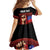 Personalised Samoan Spirit - Samoa Tribal Heritage Family Matching Off The Shoulder Long Sleeve Dress and Hawaiian Shirt