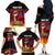 Personalised Samoan Spirit - Samoa Tribal Heritage Family Matching Off The Shoulder Long Sleeve Dress and Hawaiian Shirt