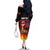 Personalised Samoan Spirit - Samoa Tribal Heritage Family Matching Off The Shoulder Long Sleeve Dress and Hawaiian Shirt