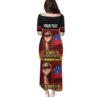 Personalised Samoan Spirit - Samoa Tribal Heritage Family Matching Puletasi and Hawaiian Shirt