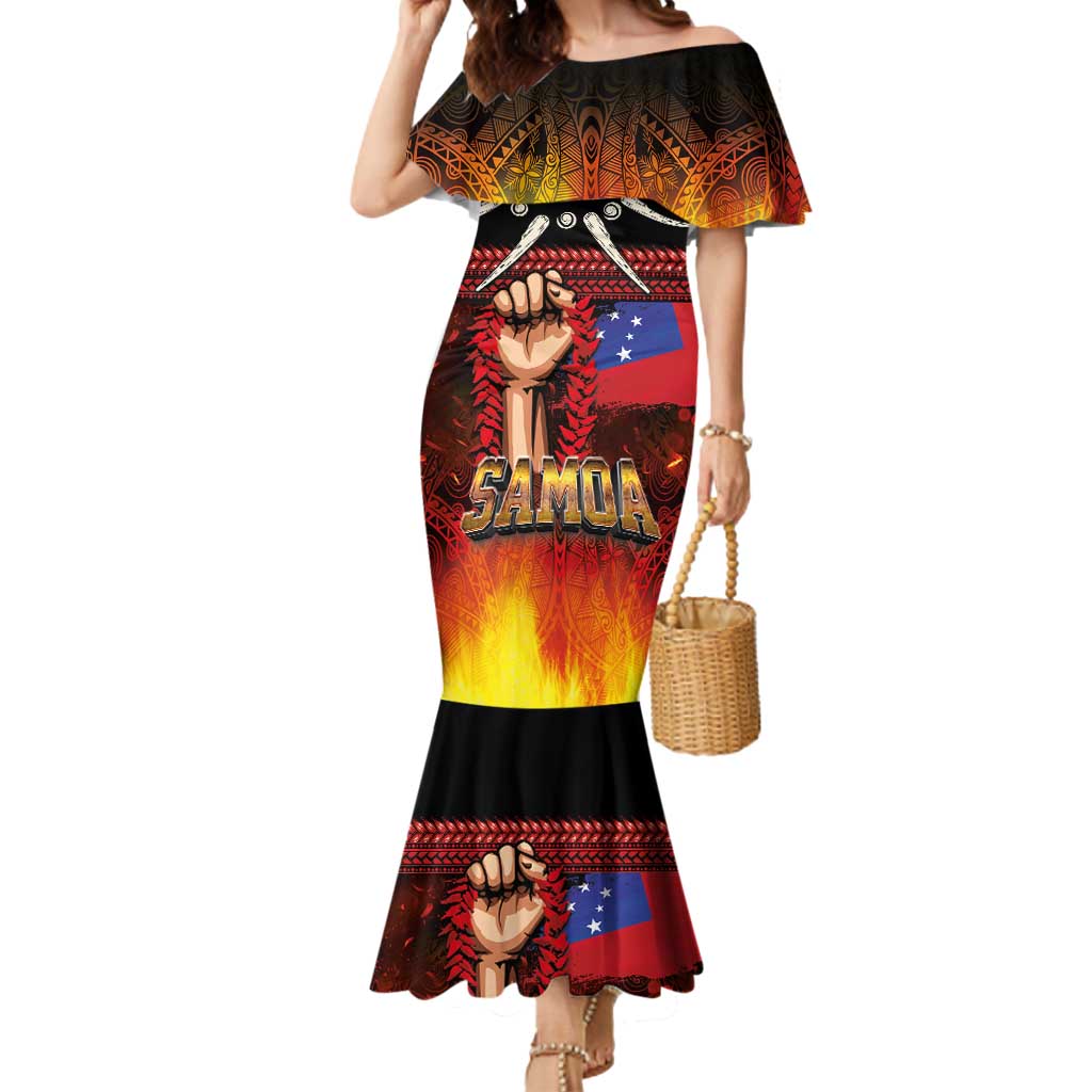 Personalised Samoan Spirit - Samoa Tribal Heritage Mermaid Dress