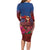 Proud of Samoa Family Matching Long Sleeve Bodycon Dress and Hawaiian Shirt Ula Nifo with Samoa 685 and Hibiscus Tapa Tribal Pattern