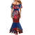 Proud of Samoa Family Matching Mermaid Dress and Hawaiian Shirt Ula Nifo with Samoa 685 and Hibiscus Tapa Tribal Pattern