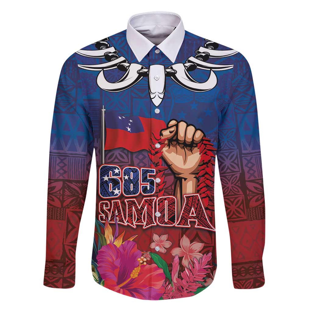 Proud of Samoa Family Matching Puletasi and Hawaiian Shirt Ula Nifo with Samoa 685 and Hibiscus Tapa Tribal Pattern