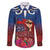 Proud of Samoa Family Matching Puletasi and Hawaiian Shirt Ula Nifo with Samoa 685 and Hibiscus Tapa Tribal Pattern