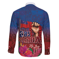 Proud of Samoa Family Matching Puletasi and Hawaiian Shirt Ula Nifo with Samoa 685 and Hibiscus Tapa Tribal Pattern