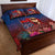 Proud of Samoa Quilt Bed Set Ula Nifo with Samoa 685 and Hibiscus Tapa Tribal Pattern