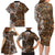 Fiji Masi Tapa Tribal Family Matching Long Sleeve Bodycon Dress and Hawaiian Shirt Old Hibiscus Vintage Style LT03 - Polynesian Pride