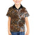 Fiji Masi Tapa Tribal Kid Hawaiian Shirt Old Hibiscus Vintage Style LT03 Kid Brown - Polynesian Pride