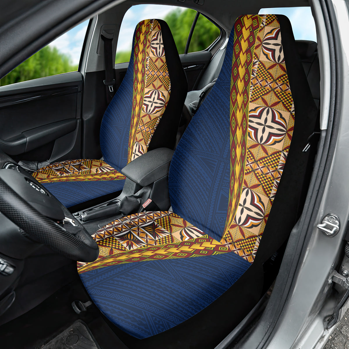 Samoan Siapo Car Seat Cover Tatau Pattern Half Style LT03 - Polynesian Pride