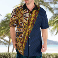 Samoan Siapo Hawaiian Shirt Tatau Pattern Half Style LT03 - Polynesian Pride