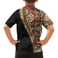 Samoan Siapo Hawaiian Shirt Tatau Pattern Half Style Retro Mode LT03 - Polynesian Pride