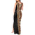 Samoan Siapo Tank Maxi Dress Tatau Pattern Half Style Retro Mode LT03 - Polynesian Pride