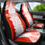 Custom Tonga Rugby Car Seat Cover Ikale Tahi Ngatu Tribal Pattern