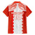 Custom Tonga Rugby Family Matching Off Shoulder Short Dress and Hawaiian Shirt Ikale Tahi Ngatu Tribal Pattern LT03