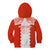 Custom Tonga Rugby Kid Hoodie Ikale Tahi Ngatu Tribal Pattern LT03