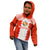 Custom Tonga Rugby Kid Hoodie Ikale Tahi Ngatu Tribal Pattern LT03