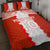 Custom Tonga Rugby Quilt Bed Set Ikale Tahi Ngatu Tribal Pattern