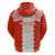 Custom Tonga Rugby Zip Hoodie Ikale Tahi Ngatu Tribal Pattern LT03