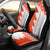 Custom Tonga Rugby Car Seat Cover Ikale Tahi Ngatu Tribal Pattern Half Style