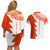 Custom Tonga Rugby Couples Matching Off Shoulder Short Dress and Hawaiian Shirt Ikale Tahi Ngatu Tribal Pattern Half Style LT03