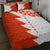 Custom Tonga Rugby Quilt Bed Set Ikale Tahi Ngatu Tribal Pattern Half Style