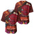 American Samoa Manulele Tausala Nu'uuli Baseball Jersey Tatau Art Pattern with Tropical Plants