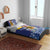 Hawaii King Kamehameha Day Bedding Set Lei Sea Waves Polynesian Tapa Pattern