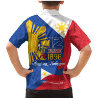 Philippines Independence Day Family Matching Mermaid Dress and Hawaiian Shirt Araw ng Kalayaan Polynesian Sun and YAKAN Pattern