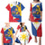 Philippines Independence Day Family Matching Puletasi and Hawaiian Shirt Araw ng Kalayaan Polynesian Sun and YAKAN Pattern