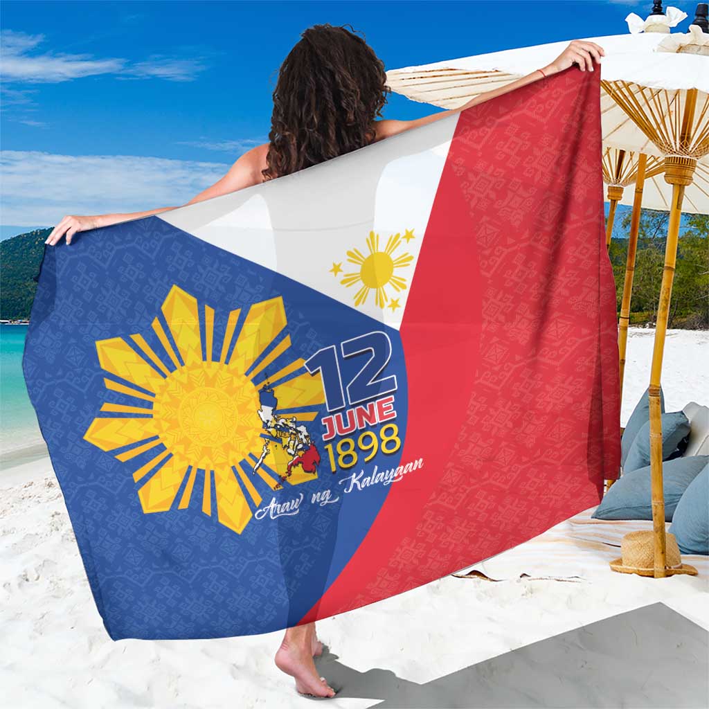 Philippines Independence Day Sarong Araw ng Kalayaan Polynesian Sun and YAKAN Pattern