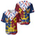 Philippines Independence Day 126th Anniversary Baseball Jersey Polynesian Pattern National Flag Style