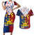 Philippines Independence Day 126th Anniversary Couples Matching Short Sleeve Bodycon Dress and Hawaiian Shirt Polynesian Pattern National Flag Style