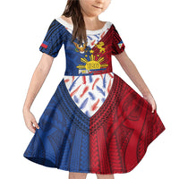 Philippines Independence Day 126th Anniversary Family Matching Mermaid Dress and Hawaiian Shirt Polynesian Pattern National Flag Style