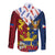 Philippines Independence Day 126th Anniversary Long Sleeve Button Shirt Polynesian Pattern National Flag Style