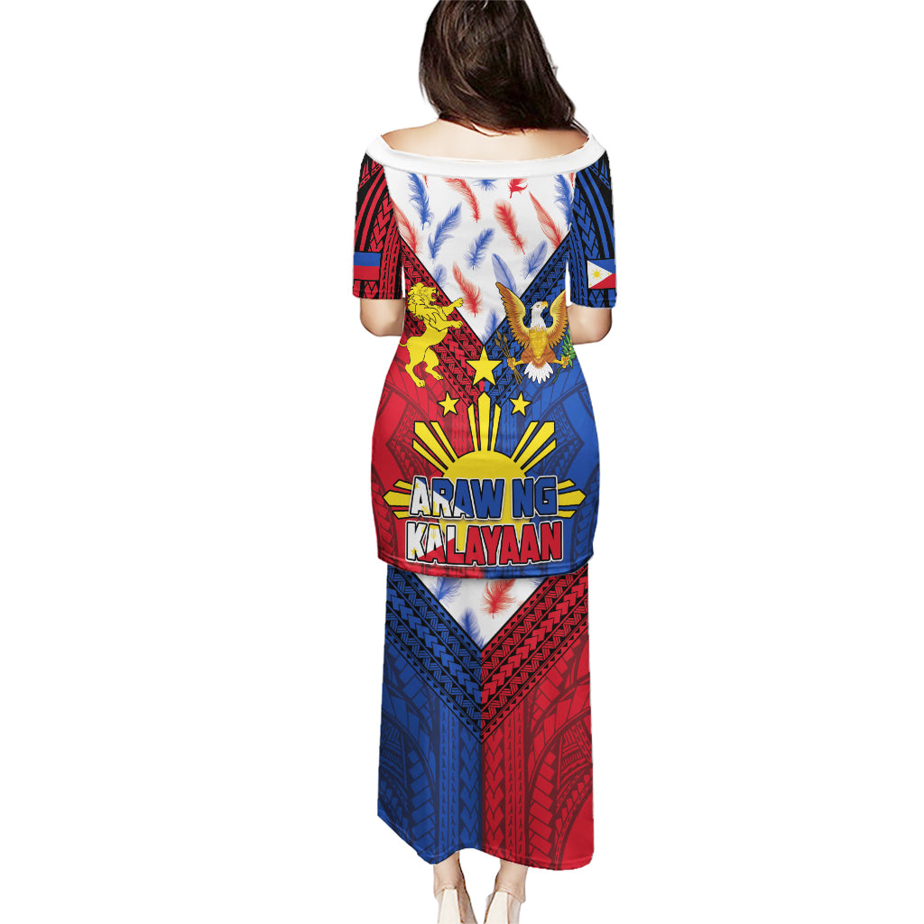 Philippines Independence Day 126th Anniversary Puletasi Polynesian Pattern National Flag Style