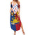 Philippines Independence Day 126th Anniversary Summer Maxi Dress Polynesian Pattern National Flag Style