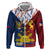 Philippines Independence Day 126th Anniversary Zip Hoodie Polynesian Pattern National Flag Style