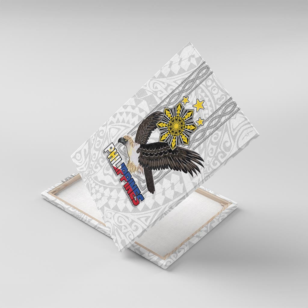 Philippines Eagle Week Canvas Wall Art Polynesian Pattern Barong Style