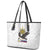 Philippines Eagle Week Leather Tote Bag Polynesian Pattern Barong Style