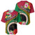 Vanuatu Tribal Boar Tusk Baseball Jersey Tropical Plants with Namele and Melanesian Pattern