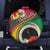 Vanuatu Tribal Boar Tusk Spare Tire Cover Tropical Plants with Namele and Melanesian Pattern