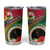 Vanuatu Tribal Boar Tusk Tumbler Cup Tropical Plants with Namele and Melanesian Pattern