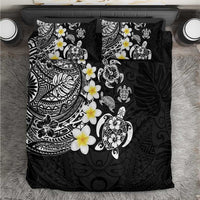 Hawaiian Plumeria Turtles Bedding Set Polynesian Art Tattoo